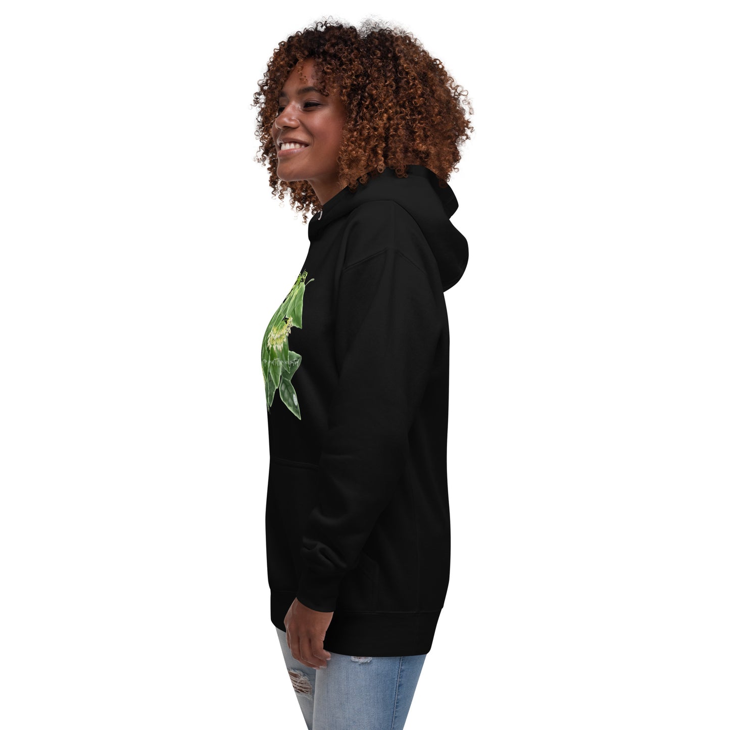 Hoya multiflora (outer variegated) Unisex Hoodie