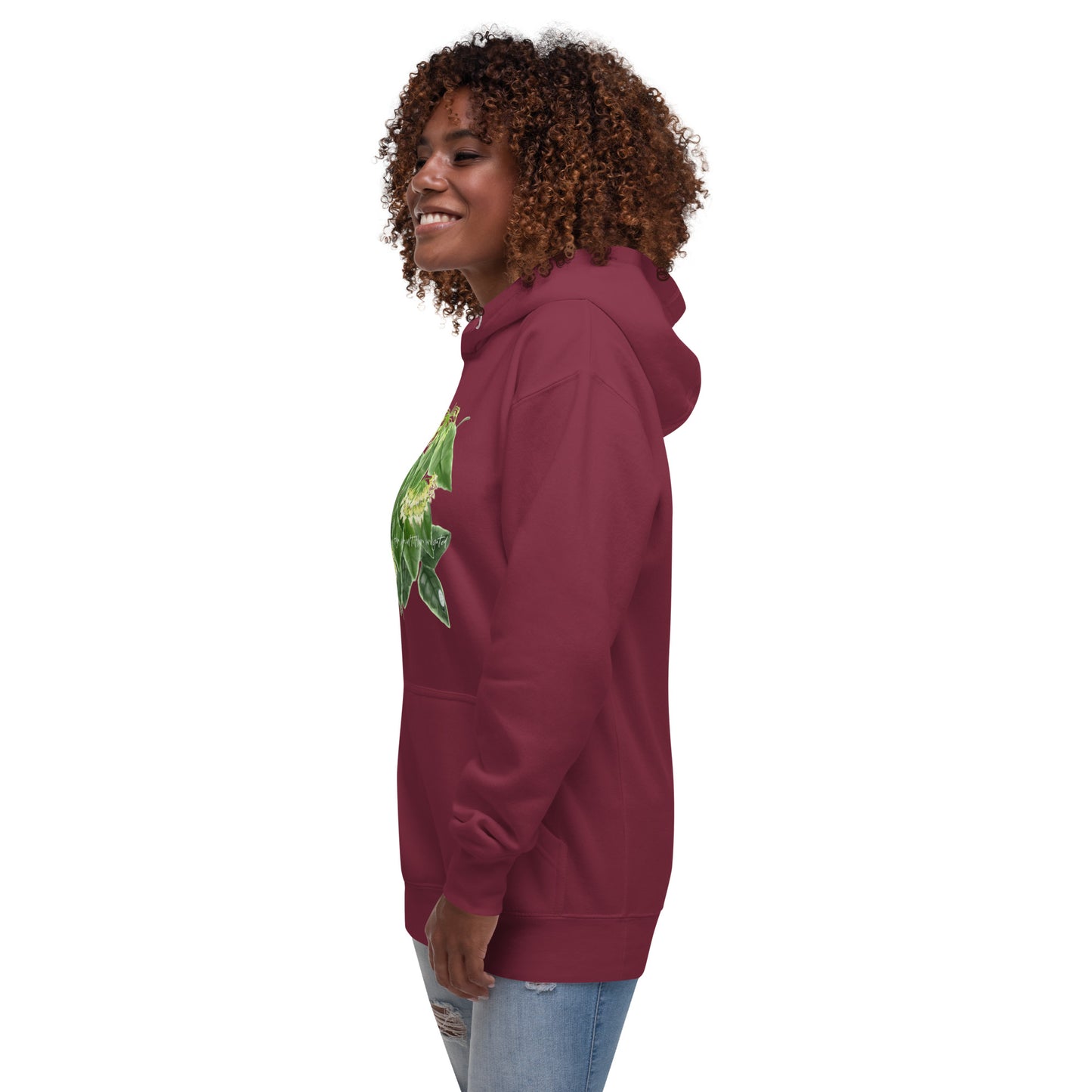 Hoya multiflora (outer variegated) Unisex Hoodie