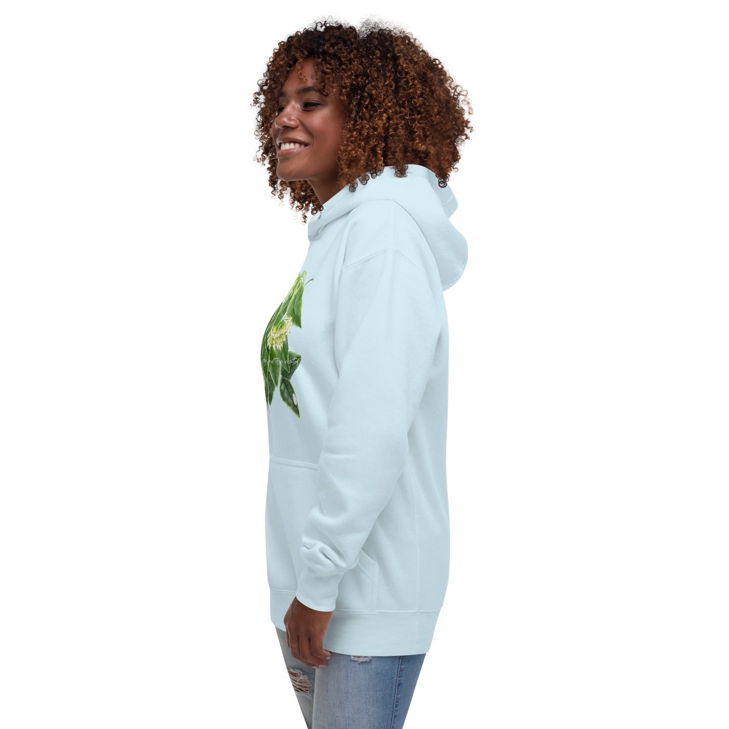 Hoya multiflora (outer variegated) Unisex Hoodie