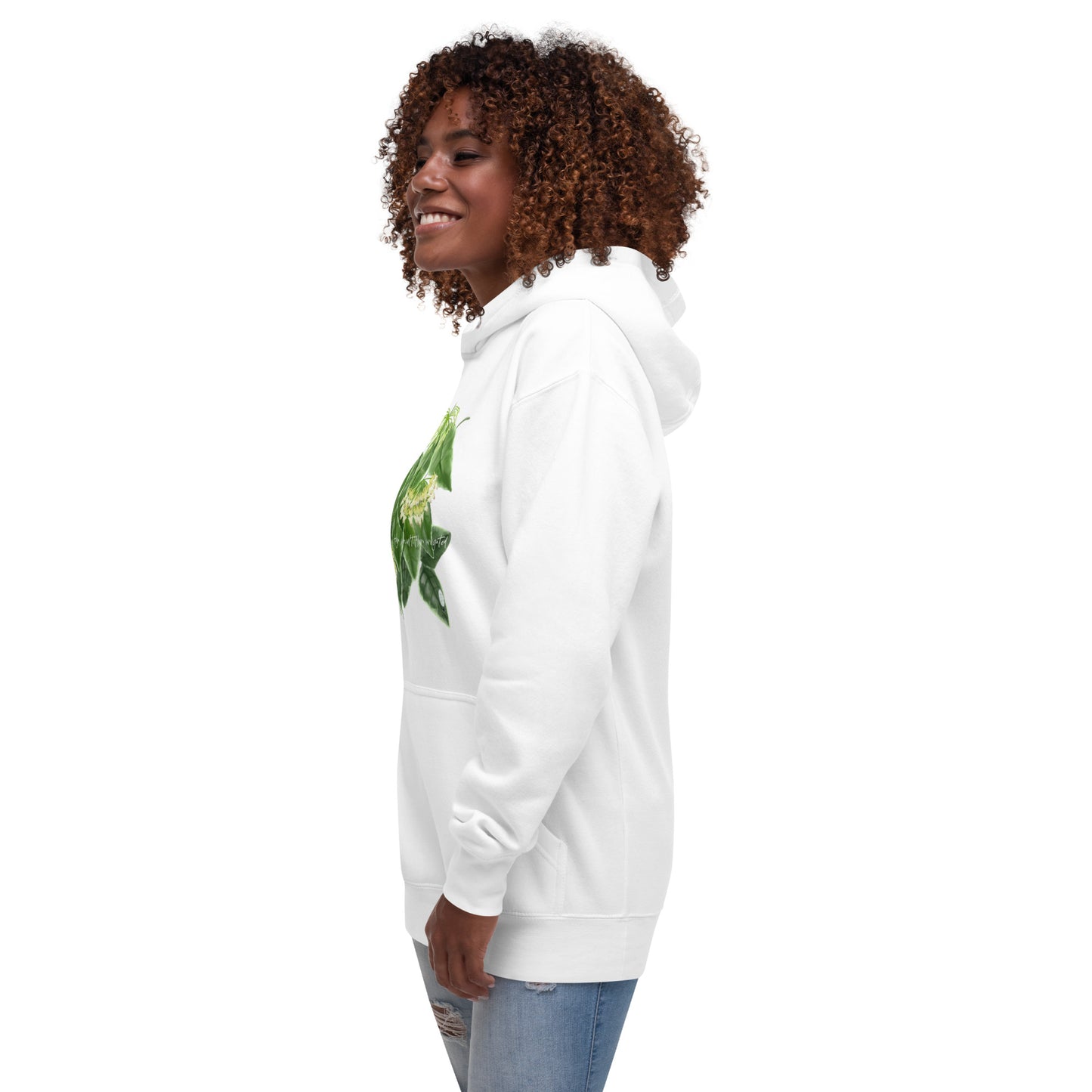 Hoya multiflora (outer variegated) Unisex Hoodie