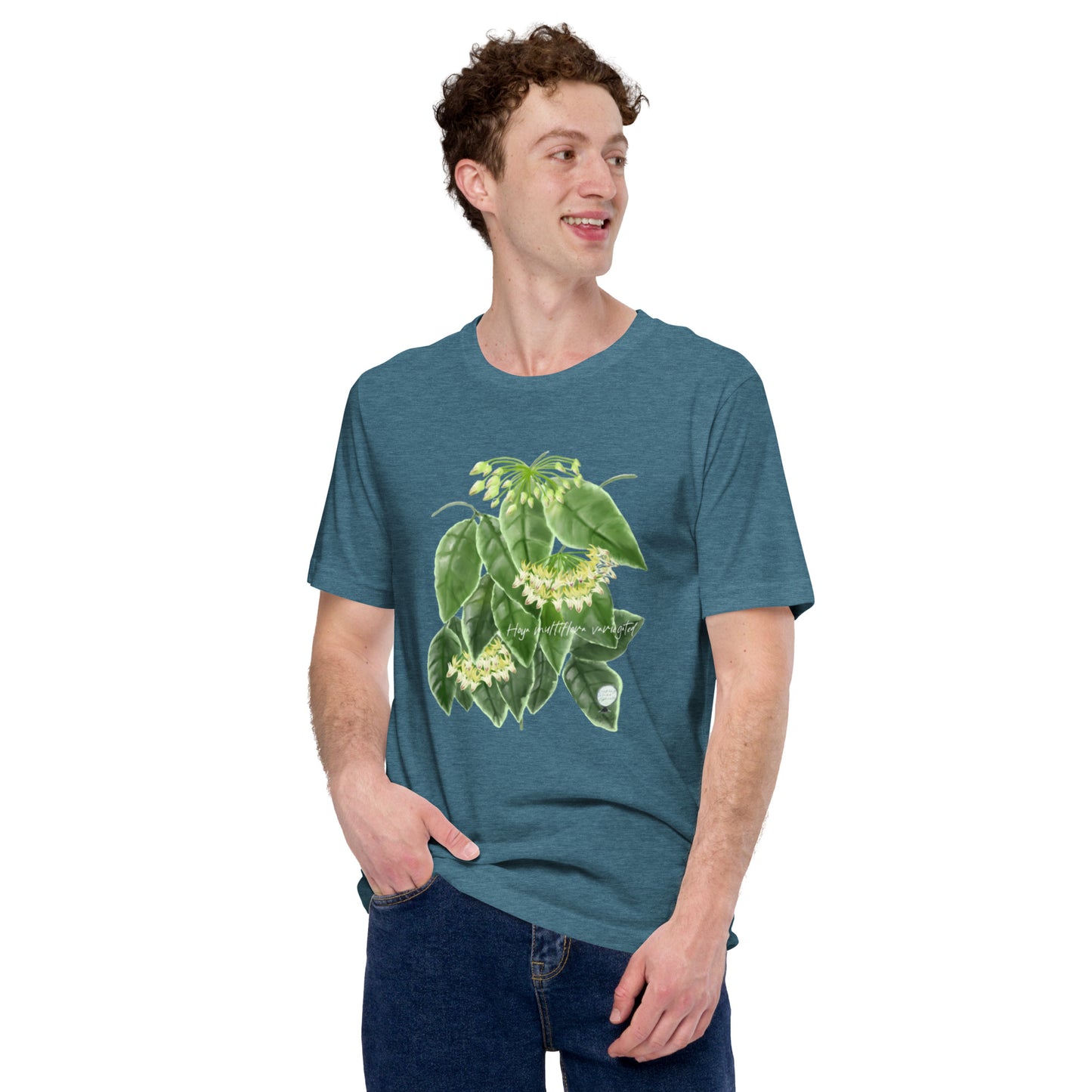 Hoya multiflora variegated Unisex t-shirt